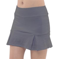 Carbon Grey Classic Tennis Skirt by FabChoice