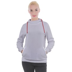 Cloudy Grey Women s Hooded Pullover by FabChoice