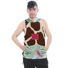 Palm Tree Men s Sleeveless Hoodie by tracikcollection