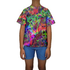 Electric Kids  Short Sleeve Swimwear by JustToWear