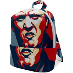 Trump2 Zip Up Backpack by goljakoff