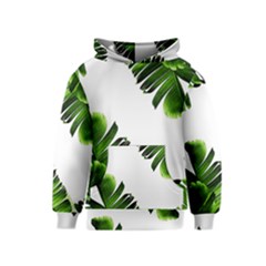 Banana Leaves Kids  Pullover Hoodie by goljakoff