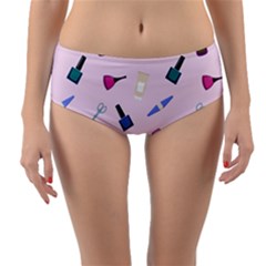 Accessories For Manicure Reversible Mid-waist Bikini Bottoms by SychEva