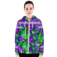 Feathery Winds Women s Zipper Hoodie by LW41021