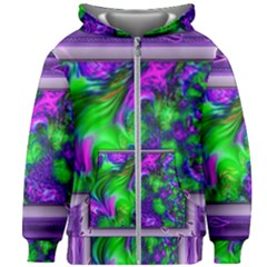 Feathery Winds Kids  Zipper Hoodie Without Drawstring by LW41021