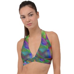 Prisma Colors Halter Plunge Bikini Top by LW41021