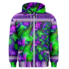 Feathery Winds Men s Zipper Hoodie by LW41021