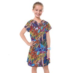 Colored Summer Kids  Drop Waist Dress by Galinka