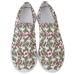 Multicolored Texture Print Pattern Men s Slip On Sneakers by dflcprintsclothing