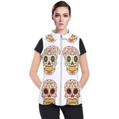 Day Of The Dead Day Of The Dead Women s Puffer Vest by GrowBasket