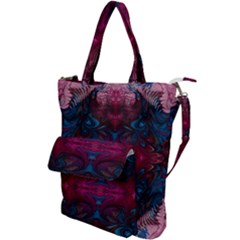 The Dragon s Flames Shoulder Tote Bag by kaleidomarblingart