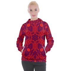 Red Rose Women s Hooded Pullover by LW323