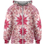 Diamond Girl Kids  Zipper Hoodie Without Drawstring