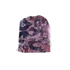  Abstract Marbling Drawstring Pouch (medium)