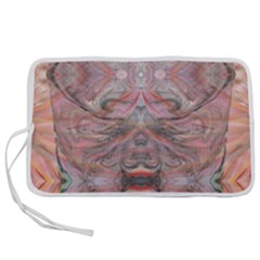 Pink Arabesque Iv Pen Storage Case (s) by kaleidomarblingart