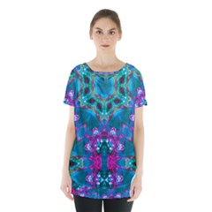 Peacock2 Skirt Hem Sports Top