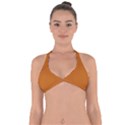 Alloy Orange Halter Neck Bikini Top View1