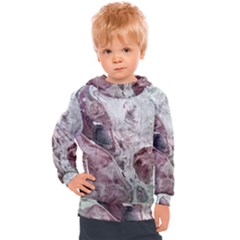 Pebbles Module  Kids  Hooded Pullover by kaleidomarblingart