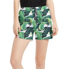 Banana Leaves Runner Shorts by goljakoff