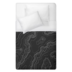 Topography Map Duvet Cover (single Size) by goljakoff