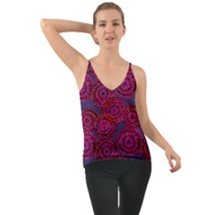 Unusual Circles  Abstraction Chiffon Cami by SychEva