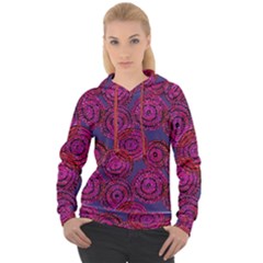 Unusual Circles  Abstraction Women s Overhead Hoodie by SychEva