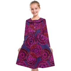 Unusual Circles  Abstraction Kids  Midi Sailor Dress by SychEva