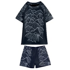 Black Mountain Kids  Swim Tee And Shorts Set by goljakoff