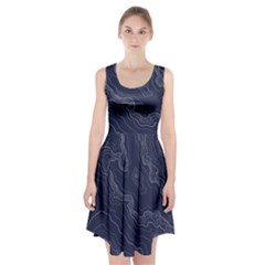 Topography Map Racerback Midi Dress by goljakoff