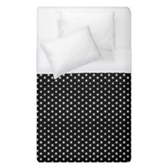 Stars On Black Ink Duvet Cover (single Size) by goljakoff