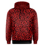 Red and black leopard spots, animal fur Men s Core Hoodie Red and black leopard spots, animal fur Men s Core Hoodie