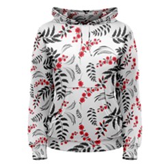 Folk Floral Pattern  Flowers Abstract Surface Design  Seamless Pattern Women s Pullover Hoodie by Eskimos