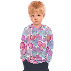 Bright, Joyful Flowers Kids  Overhead Hoodie by SychEva