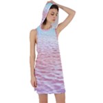 Tropical Ocean Racer Back Hoodie Dress