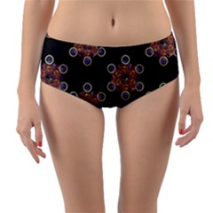 Metatron Cube Reversible Mid-waist Bikini Bottoms by gloriasanchez