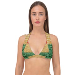 Couleurs Emblématiques Double Strap Halter Bikini Top