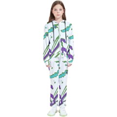 Multicolored Abstract Print Kids  Tracksuit