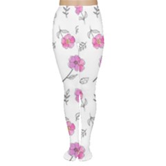 Flowers In One Line Tights by SychEva