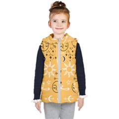 Pattern Mystic Color2 Kids  Hooded Puffer Vest by alllovelyideas