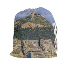 Atenas Aerial View Cityscape Photo Drawstring Pouch (2xl) by dflcprintsclothing