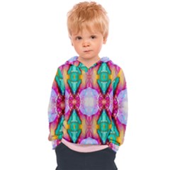 Colorful Abstract Painting E Kids  Overhead Hoodie by gloriasanchez