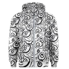 Squiggles Men s Zipper Hoodie by SychEva