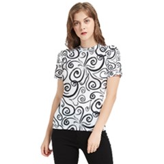 Squiggles Women s Short Sleeve Rash Guard by SychEva