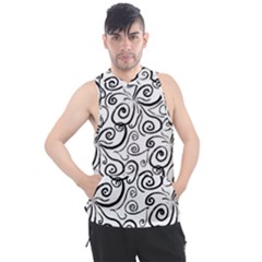 Squiggles Men s Sleeveless Hoodie by SychEva