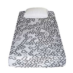 Neon Geometric Pattern Design 2 Fitted Sheet (single Size)