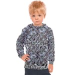 Intricate Textured Ornate Pattern Design Kids  Hooded Pullover