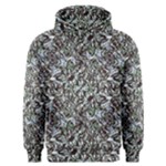 Intricate Textured Ornate Pattern Design Men s Overhead Hoodie