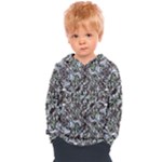 Intricate Textured Ornate Pattern Design Kids  Overhead Hoodie