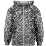 Intricate Textured Ornate Pattern Design Kids  Zipper Hoodie Without Drawstring