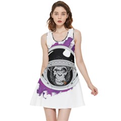 Purple Spacemonkey Inside Out Reversible Sleeveless Dress by goljakoff